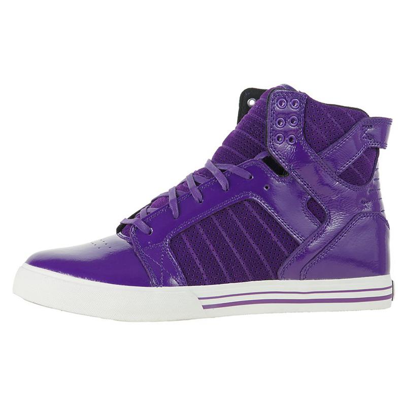 Zapatillas Altas Supra Argentina Hombre - SKYTOP Moradas (TYAWG-9143)